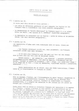 Présentation des cours de perfectionnement et du concours