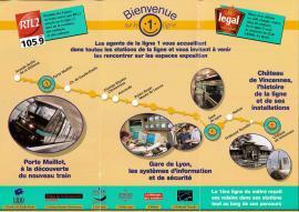 Dépliant de l'opération "Bienvenue sur la ligne 1"