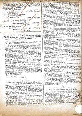 Décrêt du 17 août 1952