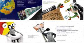 Carton d'invitation pour assister au vernissage de la première des 9 stations du centenaire