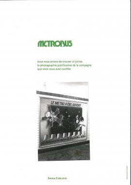Campagne publicitaire de Métrobus