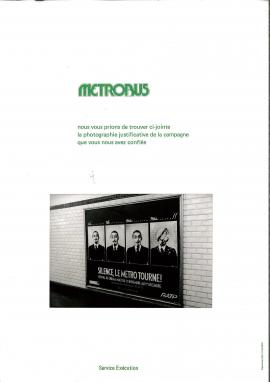 Campagne publicitaire de Métrobus
