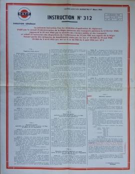 Instruction n° 312