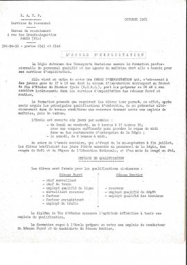 École d'exploitation