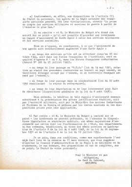 Bonifications pour services militaires et services de guerre des déportés et intérnés politiques, des réfractaires, des résistants, des FFC et des FFI