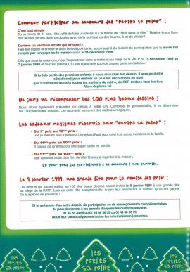 Livret "Les p'tits enfants ça peint", concours de dessin ouverts aux p'tits artistes de la RATP
