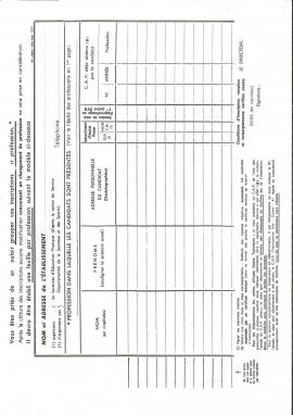 Inscription aux examens nationaux