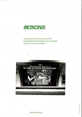 Campagne publicitaire de Métrobus