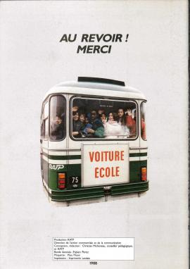 Extrait de la revue "Une classe enquête à la RATP"