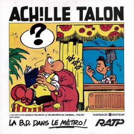 Affiche pour l'animation "La BD dans le métro"