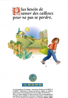 Maquette d'affiche pour l'assocation "Les Compagnons du voyage"
