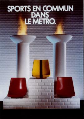 Affiche de l'opération nationale "Sport en commun dans le métro"