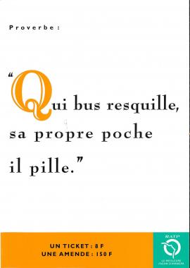 Affiche publicitaire