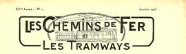 Les chemins de fer : les tramways et l'industrie (1920-1928)