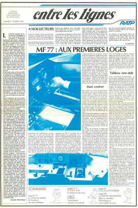 Janvier - Février 1978 (n°31 supplément)