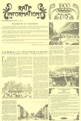 Mai - Juin 1975 (n°16 supplément)