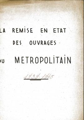 Remise en état des ouvrages du Métropolitain
