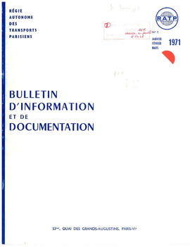 Janvier - Février - Mars 1971